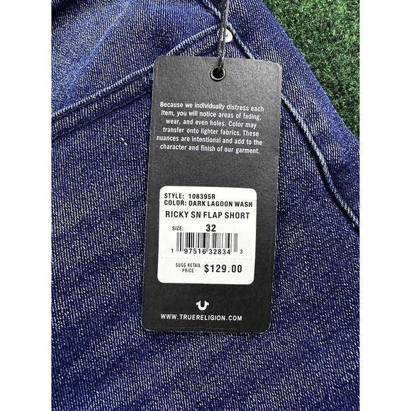 Y2K Baggy True Religion Ricky Shorts - Picture 4 of 7